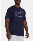 Tricou pentru bărbați UNDER ARMOUR UA GL FOUNDATION UPDATE SS 1382915-410 ALBASTRU