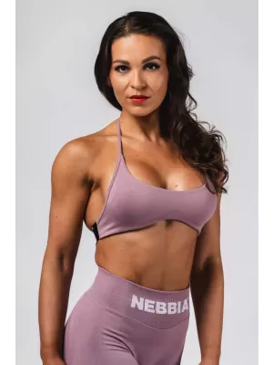 Sutien sport cu ridicare fără cusături FLOW SEAMLESS 495 PINK Nebbia