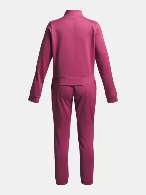 Trusa pentru fete UNDER ARMOUR UA ICON KNIT CROP TRACKSUIT 1386528-659 ROŞU