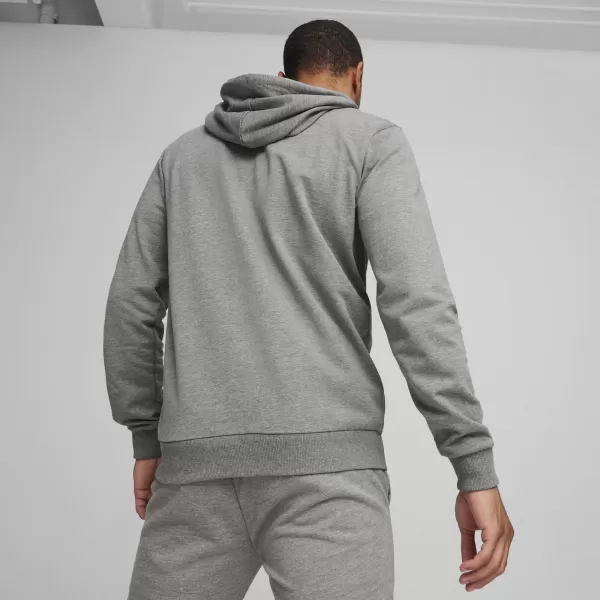  Sacou PUMA TEAMGOAL CASUALS HOODED JACK 658595_33 HEATHER GRI MEDIU/ALB 