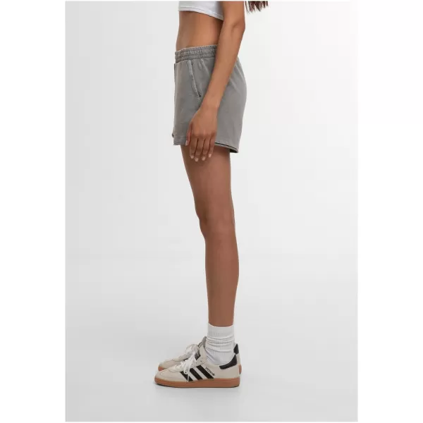  Pantaloni scurți de damă URBAN CLASSICS TB7470 GRI OȚEL 
