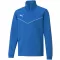 T -thirt PUMA TEAMRISE 1/4 ZIP TOP JR 657395_02 LIMONADĂ ALBASTRĂ ELECTRICĂ