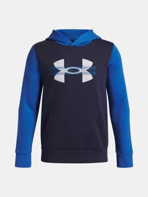 Hanorac pentru băiat UNDER ARMOUR UA RIVAL FLC CBLCK GRPHC HD 6004994-402 ALBASTRU