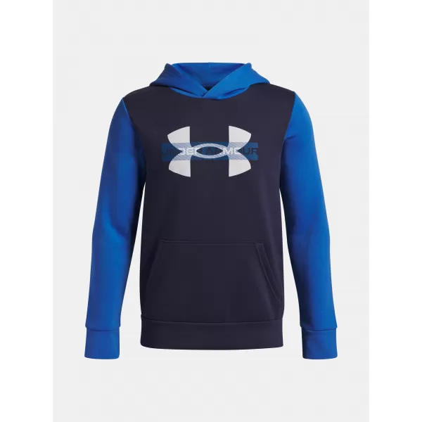  Hanorac pentru băiat UNDER ARMOUR UA RIVAL FLC CBLCK GRPHC HD 6004994-402 ALBASTRU 