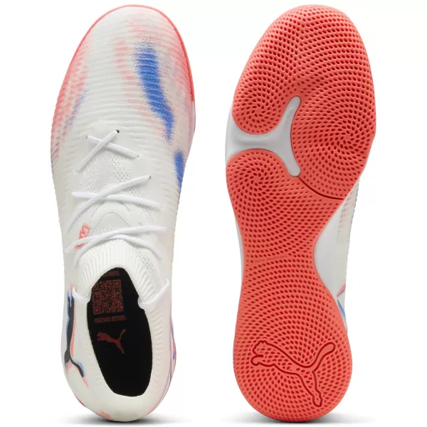  Cizme PUMA FUTURE 8 MATCH IT 10859801 WHITE/ ALB/PUMA NEGRU/ROȘU STRĂLUCITOR 