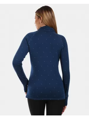 Tricou termic de damă KILPI JANNU-W ZL0501KI ALBASTRU ÎNCHIS