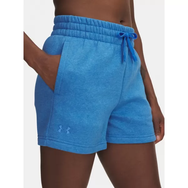  Pantaloni scurți de damă UNDER ARMOUR RIVAL FLEECE SHORT 1382723-402 ALBASTRU 