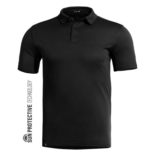  Tricou pentru bărbați cu guler PENTAGON VANQUISH POLO SHIRT K09048 NEGRU 