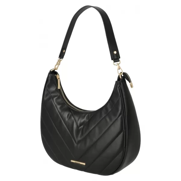  Geantă de mână TRAVELITE BARBARA COZY HOBO BAG NEGRU 