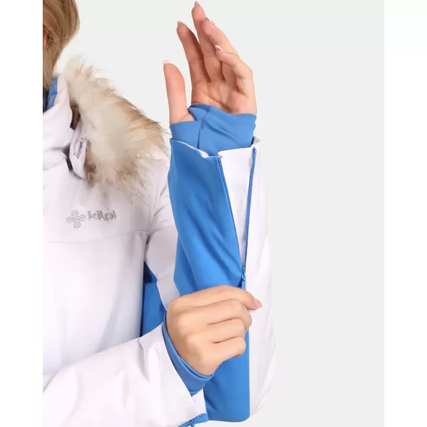  Jachetă de schi pentru femei KILPI CARRIE-W ZL0108KI ALB 
