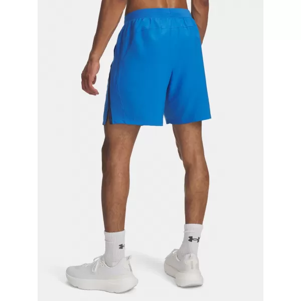  Pantaloni scurți pentru bărbați UNDER ARMOUR UA LAUNCH 7'' SHORTS 1382620-402 ALBASTRU 