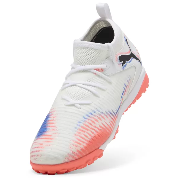  Pantofi pentru bebeluși PUMA FUTURE 8 MATCH TT + MID JR 10861601 WHITE/ ALB/PUMA NEGRU/ROȘU STRĂLUCITOR 