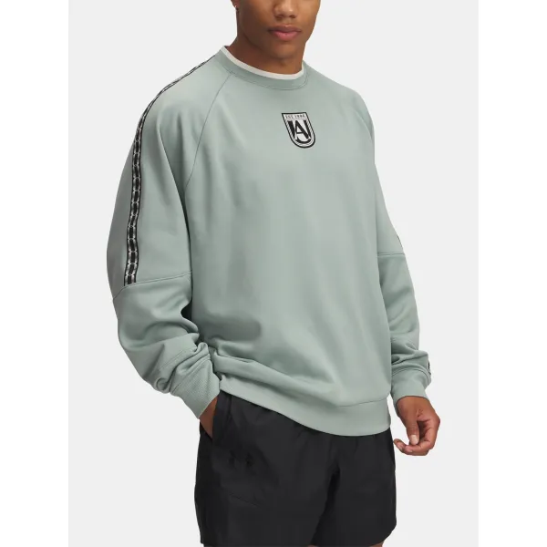  Hanorac pentru bărbați UNDER ARMOUR M'S 96 TERRACE CREW NECK 1390111-348 VERDE 