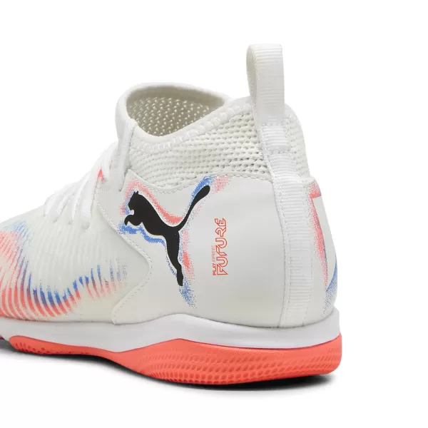  Pantofi pentru bebeluși PUMA FUTURE 8 MATCH IT + MID JR 10861701 WHITE/ ALB/PUMA NEGRU/ROȘU STRĂLUCITOR 