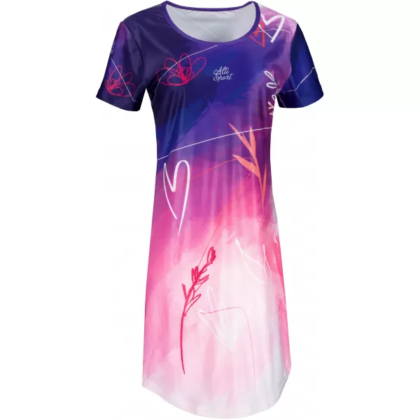  Tricou premium extins pentru femei ALTISPORT VOJ/ALW083SAT02 VIOLET 