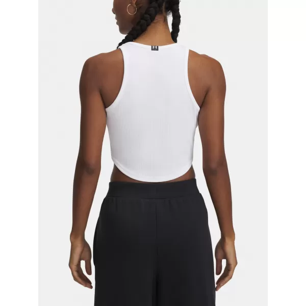  Maieu de damă UNDER ARMOUR UA RIVAL RIB TANK 1389798-100 ALB 