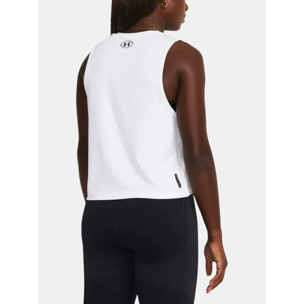  Maieu de damă UNDER ARMOUR VANISH ENERGY CROP TANK 1383654-100 ALB 