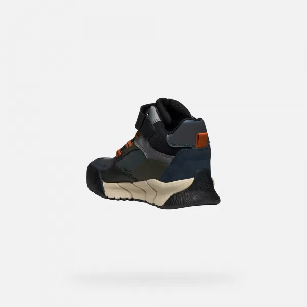  Botine pentru baieti GEOX FLEXYPER PRO BOY B J56NBA0ME22C0033 ALBASTRU ÎNCHIS 