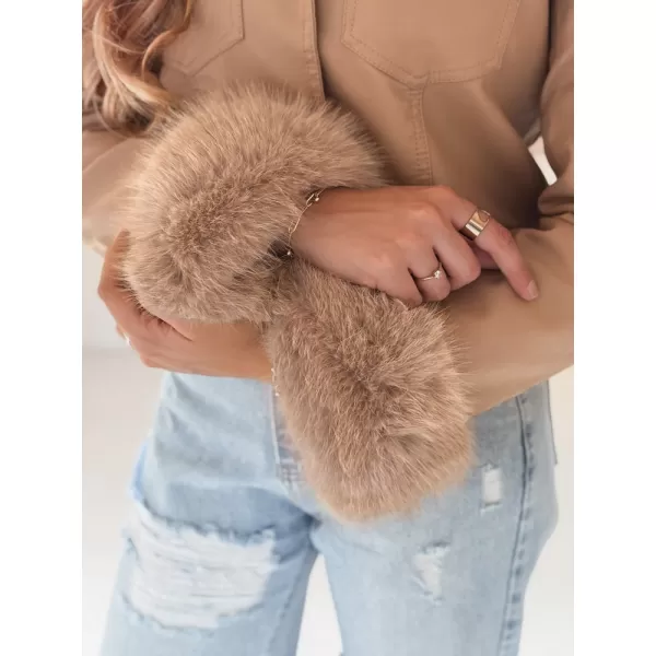  Geaca de dama DSTREET TY5139 CARAMEL 