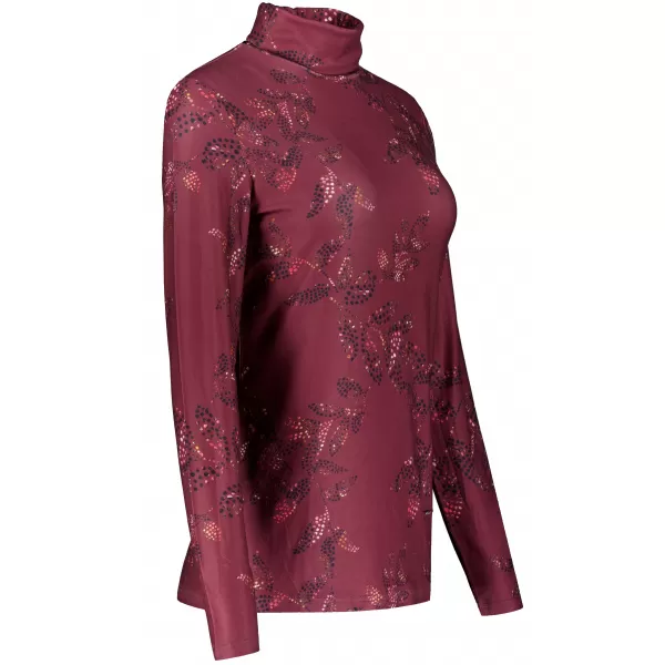  Tricou pentru femei ALTISPORT GERDA BURGUNDIA 