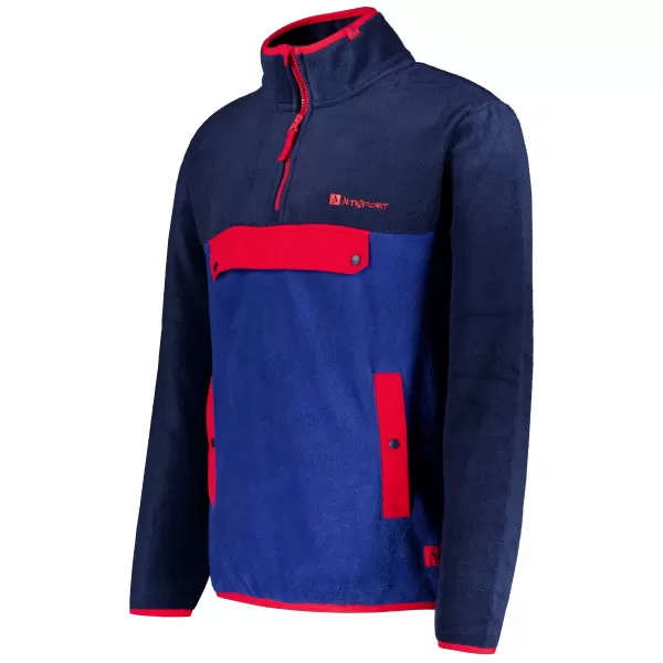  Hanorac pentru bărbați din fleece ALTISPORT GARM ALBASTRU 