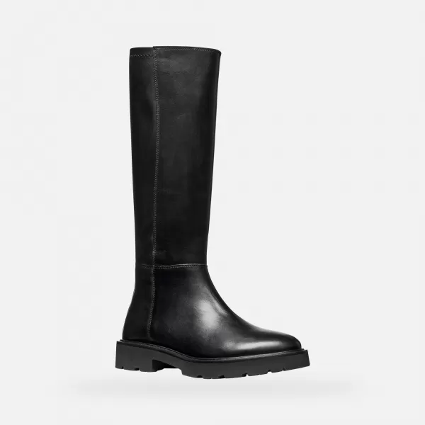  Cizme de dama GEOX NORIZE G009515 NEGRU 