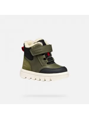 Băieți primii pași GEOX WILLABOOM AB B365BC0ME22C0450 VERDE ÎNCHIS