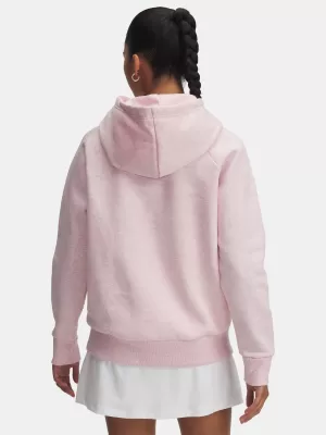 Hanorac de dama UNDER ARMOUR UA RIVAL FLEECE HOODIE 1379500-648 ROZ