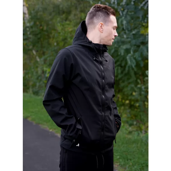  Jacheta pentru bărbați ALTISPORT NEWET NEGRU 