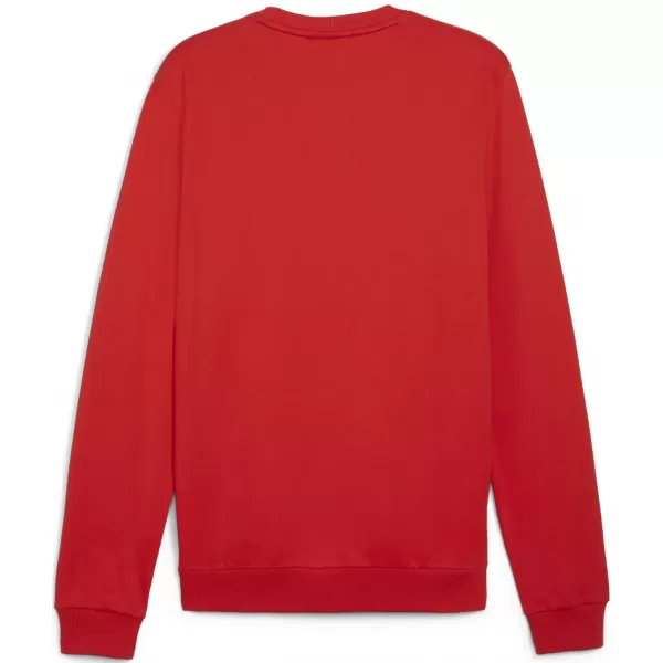  Panoul pentru bărbați PUMA TEAMGOAL CASUALS CREW NECK S 658592_01 PUMA RED/PUMA WHITE 