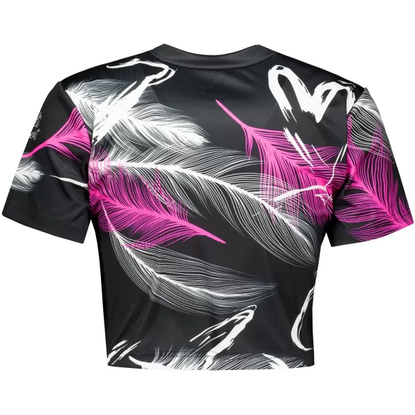  Crop top premium pentru femei ALTISPORT VOJ/ALW001TR07 ČERNORŮŽOVÁ ROZ NEGRU 