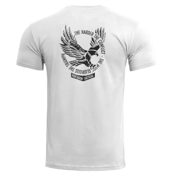  tricou PENTAGON AGERON EAGLE K09012 ALB 