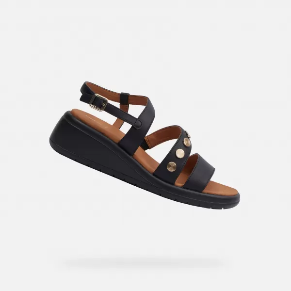  Sandale de dama GEOX MELICONIA G000972 NEGRU 