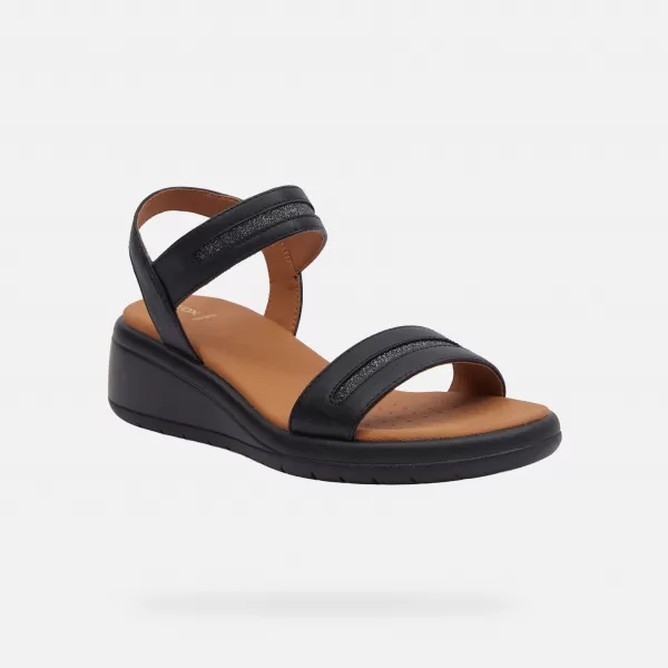  Sandale de dama GEOX MELICONIA G000969 NEGRU 