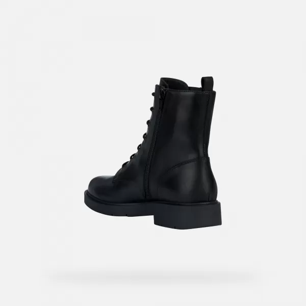  Botine de dama GEOX SPHERICA EC1 G004200 NEGRU 