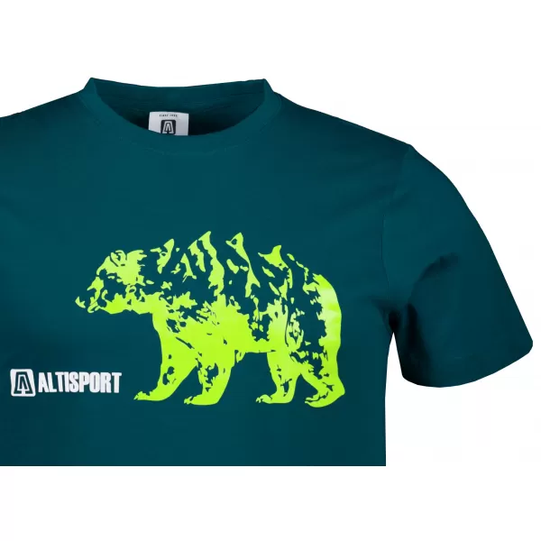  Tricou pentru bărbați cu mâneci scurte ALTISPORT ALM193129 KEROSEN 