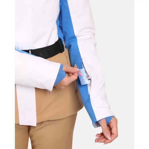  Jachetă de schi pentru femei KILPI CARRIE-W ZL0108KI ALB 