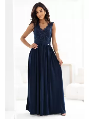 Rochie NUMOCO 215-6 ALBASTRU ÎNCHIS