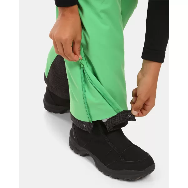  Pantaloni de schi pentru copii KILPI MIMAS-J ZJ0401KI VERDE 