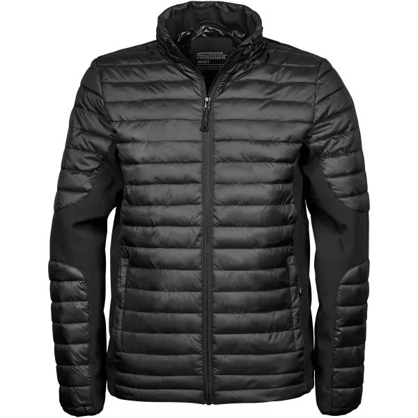  Jachetă pentru bărbați TEE JAYS | TJ 9626 NEGRU/NEGRU 