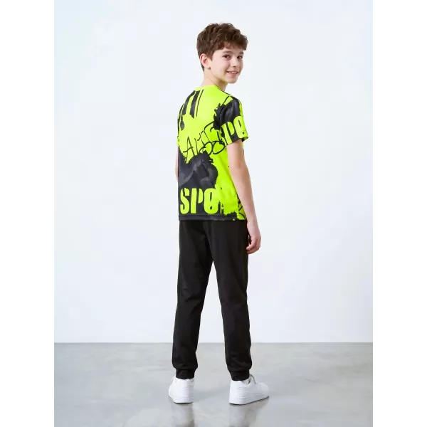  Premium funcțional pentru copii ALTISPORT VOJ/ALK076TR01 NEGRU/FLUO YELLOW 