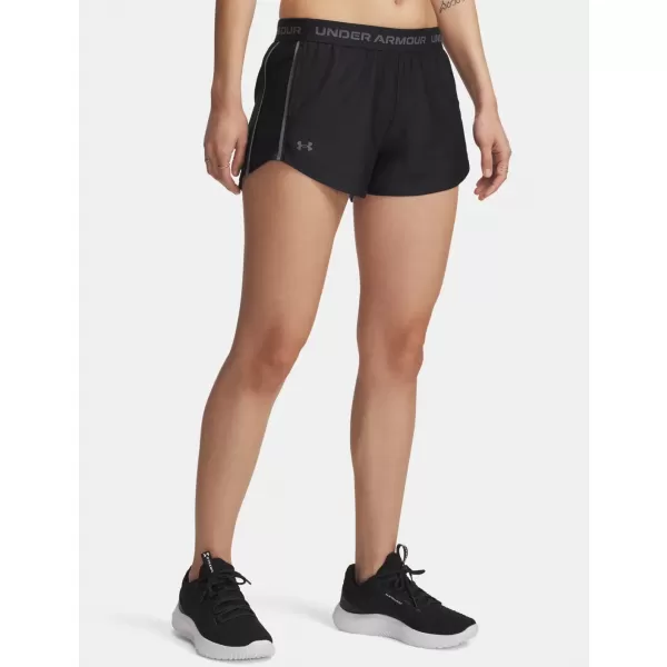  Pantaloni scurți de damă UNDER ARMOUR TECH PLAY UP SHORTS 1389882-001 NEGRU 
