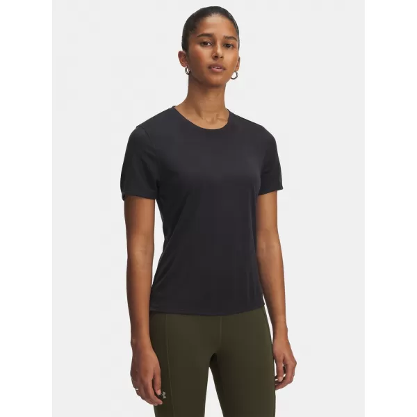  Tricou pentru femei UNDER ARMOUR UA LAUNCH JACQUARD SS 6005096-004 NEGRU 
