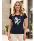 Tricou pentru femei cu mâneci scurte ALTISPORT ALW192122 SEA -BLUE