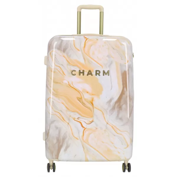  Valiză CHARM LONDON 23169 L CREMĂ 