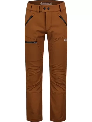 Pantaloni softshell pentru bărbați NORDBLANC THORN NBFPM8266 MARO