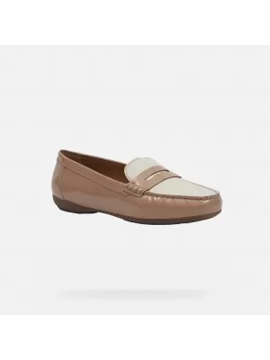 Mocasini de dama GEOX ANNYTAH MOC G000632 MARO DESCHIS