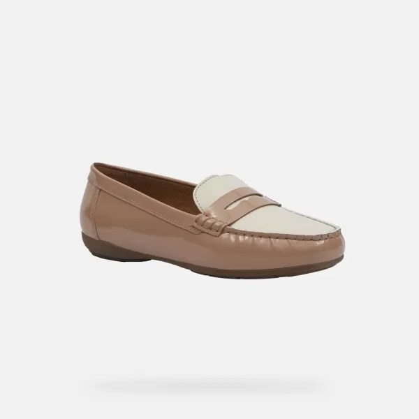  Mocasini de dama GEOX ANNYTAH MOC G000632 MARO DESCHIS 