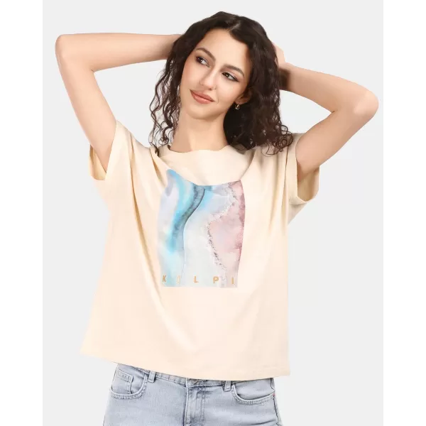  Tricou pentru femei KILPI JERSIE-W ZL0305KI BEJ 