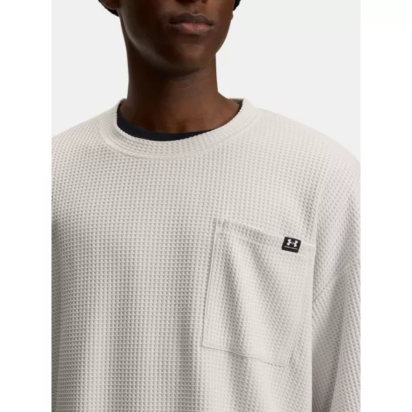  Tricou pentru bărbați UNDER ARMOUR UA RIVAL WAFFLE CREW 1383106-110 ALB 